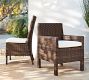 Torrey Wicker Square Arm Outdoor Dining Chair