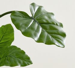 Faux Potted Philodendron Houseplant
