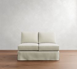 Build Your Own York Square Arm Slipcovered Sectional