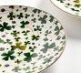 Four Leaf Clover Stoneware Appetizer Plates - Set of 4