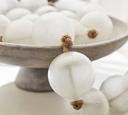 Handcrafted Oversized Sea Glass Garland