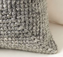 Rhade Textured Outdoor Pillow