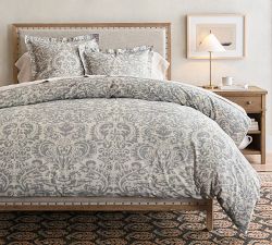 Stella Damask Printed Duvet Cover