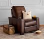 Turner Square Arm Leather Media Single Chair