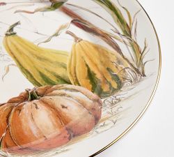 Bedford Harvest Gourd Stoneware Salad Plates - Set of 4