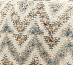 Carlota Embroidered Lumbar Pillow