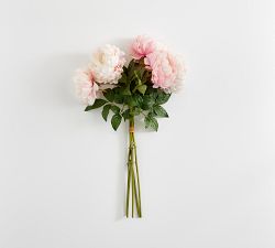 Faux Long Stem Peony Bundle
