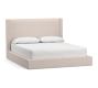 Harper Upholstered Non-Tufted Low Platform Bed