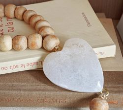 Artisan Handcrafted Beaded Rope with Heart