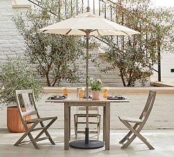 Indio Eucalyptus Drop Leaf Outdoor Dining Table (31")