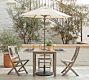 Indio Eucalyptus Drop Leaf Outdoor Dining Table (31")