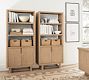 Portola Open Bookcase with Doors (33"-66")