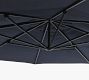 Premium 13' Round Cantilever Outdoor Patio Umbrella - Rustproof Aluminium Frame with Base