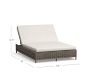 Torrey Wicker Outdoor Double Chaise Lounge
