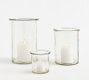 Arden Hammered Glass Hurricane Candle Holder