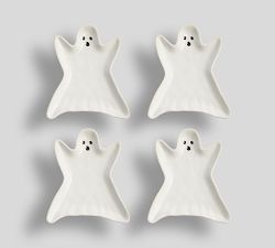 Gus the Ghost Stoneware Appetizer Plates - Set of 4