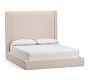 Harper Upholstered Non-Tufted Tall Platform Bed