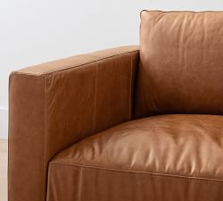 Jake Leather Return Bumper Sectional (108"-111")