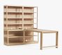 Pacific Peninsula Desk with 68" Bookcase Suite