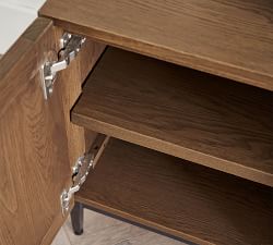 Parquet Reclaimed Wood Media Console (72&quot;)