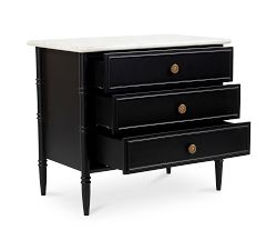 Adrien Marble Nightstand - Thumbnail 2