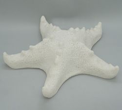 Decorative Lit Frosted Glass Starfish
