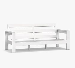 Open Box: Malibu Metal 77&quot; Sofa Frame, White