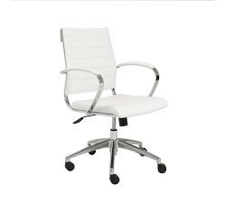 Darson Low Back Swivel Desk Chair - Thumbnail 4