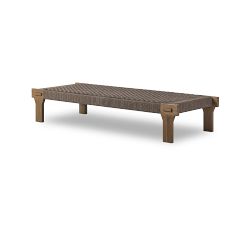 Mercy Teak Rectangular Outdoor Coffee Table (77")