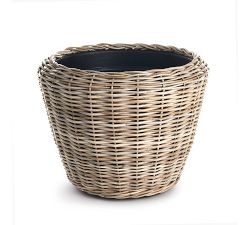 Handcrafted Bridges Woven Basket Planters