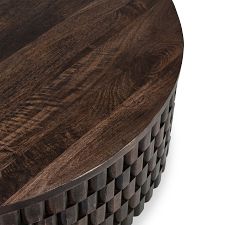 Beirut Round Storage Coffee Table (40")