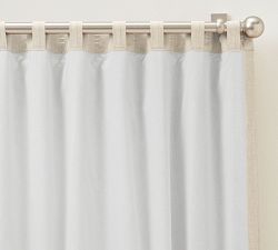 Custom Belgian Flax Linen Blackout Curtain - Flax