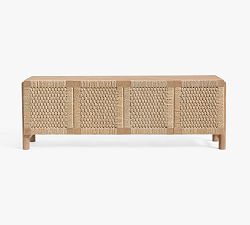 Open Box: Bolinas Woven Buffet (75") - Seadrift