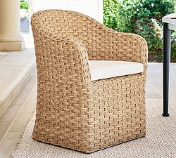 Boca Wicker Outdoor Dining Armchair