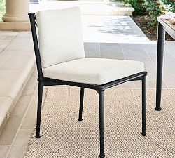 Ellis Metal Outdoor Dining Side &amp; Armchair