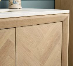 Blair Herringbone 64" Double Sink Vanity