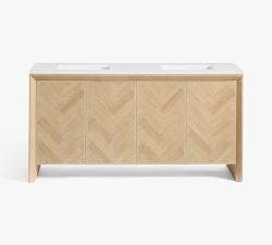 Blair Herringbone 64" Double Sink Vanity