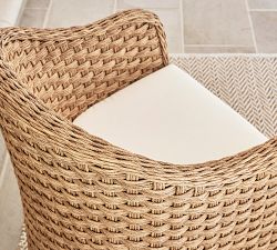 Boca Wicker Outdoor Dining Armchair