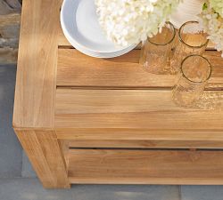 Malibu Teak Outdoor Console Table (60")