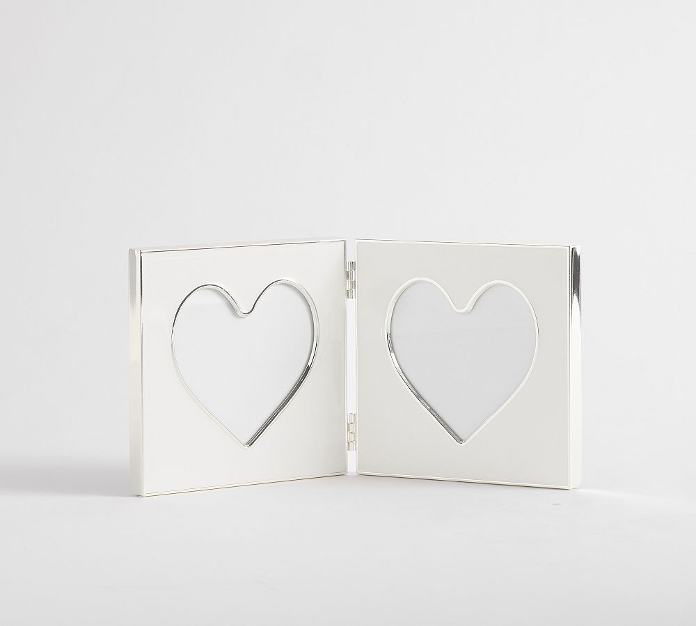 Enamel Heart Bifold Frames