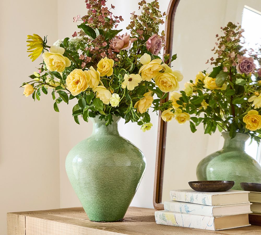 Jade Green Vase