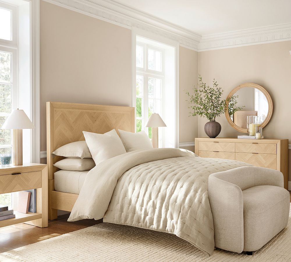 Queen Everyday Linen Comfort Quilt