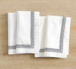 Brandon Maxwell Madison Grosgrain  Napkins - Set of 4