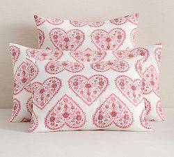 Valentine's Day Heart Comforter Sham