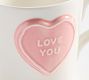 Conversation Hearts Stoneware Mug
