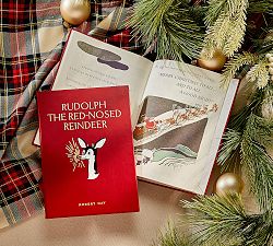 Leather Rudolph The Red Nose Reindeer Coffee Table Book