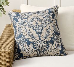 Zuri Damask Print Outdoor Pillow