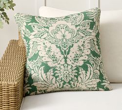 Zuri Damask Print Outdoor Pillow