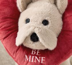 Be Mine Frenchie Shaped Pillow