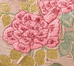 Embroidered Heart Shaped Pillow